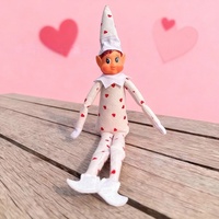 Cadeaux de la Saint-Valentin en gros : Pendentif Poupée Elfe en vinyle, jouet décoratif pour les fêtes