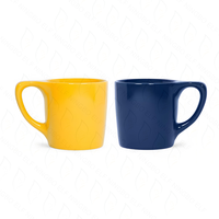 Classic13oz New Bone China Tasse En Céramique Chat Oreille Poignée Personnalisé Naturel En Forme De Café Thé Tasses Cadmium Sans Grès pour Cadeau