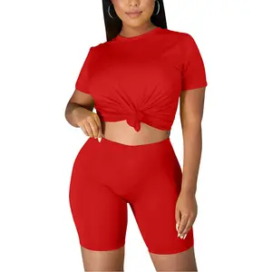 Custom High Quality Choice Woman Shorts Two, Piece Set Women Garment Set Women 2 Piece Tracksuits/