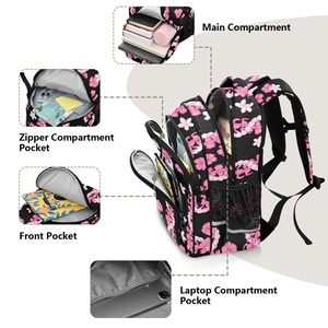 Hawaii Print Waterproof Student Backpack Kids Zipper <b>School</b> Bag Durable Lightweight <b>Book</b> Bags Fashion Design - Product Image 3