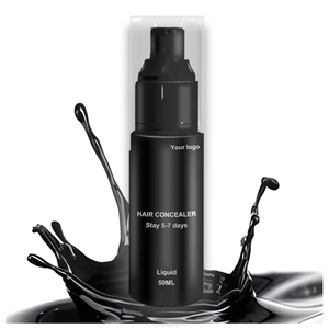 OEM 50มล. ฝาปิดปิด<span class=keywords><strong>ผม</strong></span>สำหรับผู้หญิงผู้ชาย, คอนซีลเลอร์เหลวสำหรับผมยาว5-15วันสีทาครีมแต่งผมรากขนมปังสีดำร้านตัดผม - Product Image 1
