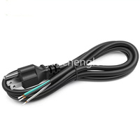 Wholesale 3 Prong Power Cord EU AC Power Cables With Plug Computer 4 Core Armoured Power Cable Pc