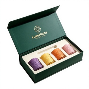 Boîte cadeau de luxe en carton rigide à deux pièces <span class=keywords><strong>avec</strong></span> logo <span class=keywords><strong>personnalisé</strong></span>, couvercle et base, <span class=keywords><strong>avec</strong></span> insert en EVA pour coffret à vin en <span class=keywords><strong>verre</strong></span>, emballage de bouteille d'alcool - Product Image 5