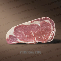 Modèle de nourriture factice en forme de steak de bœuf artificiel réaliste pour l'affichage en congélateur des supermarchés, l'entraînement des bouchers et la photographie