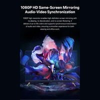 Récepteur vidéo sans fil RX uniquement 1080P 60Hz, extension de portée 50m à faible latence pour téléviseur et projecteur