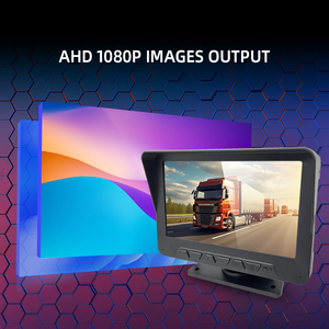 Wemaer AHD IPS 7 pouces 9 "double moniteur 2 canaux caméra <span class=keywords><strong>de</strong></span> commande vocale DVR Semi Bus système <span class=keywords><strong>de</strong></span> caméra <span class=keywords><strong>de</strong></span> camion avec ligne <span class=keywords><strong>de</strong></span> stationnement - Product Image 5