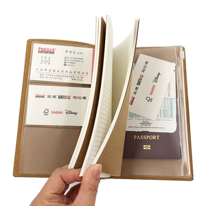 2020 оптовая продажа, многоразовый кожаный дорожный журнал ручной работы с пользовательским тисненым логотипом - Product Image 6