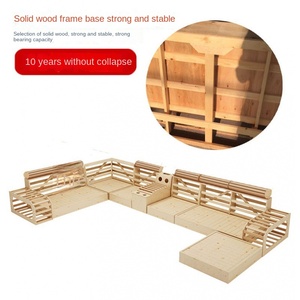 Sofá Moderno Marrón con Funciones, Diseño Contemporáneo, Tapizado en Tela para Sala de Estar, Relleno de Esponja 619 #   Diseño Moderno y Elegante - Product Image 4