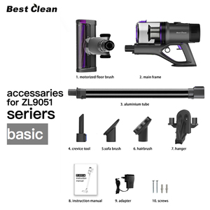 En iyi temiz OEM fabrika 35KPA 200AW Handstaubsauger elektrikli süpürge tedarikçisi islak kuru sopa kablosuz akülü elektrikli süpürge - Product Image 4