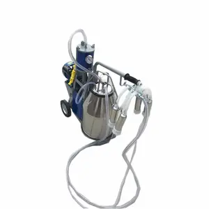 Fully automatic goat cow farming portable mini vacuum pump milking machine