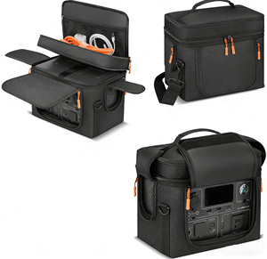 Estuche de Transporte Compatible con <span class=keywords><strong>BLUETTI</strong></span> <span class=keywords><strong>EB3A</strong></span>/AC2A/AC2P/Elite 30 V2, Bolsa de Viaje para Estación de Energía Acolchada con Múltiples Bolsillos - Product Image 1