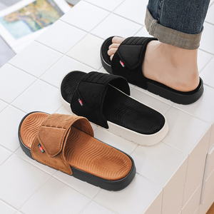 Sandalias de Exterior Minimalistas con Velcro Ajustable y Suela Gruesa, Ligeras y Suaves de EVA, Antideslizantes, para Parejas, Venta al por Mayor de Fábrica - Product Image 1