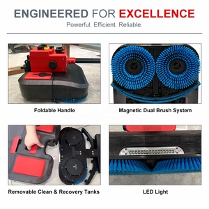 GAOGE M4 US Stock 36V Magnetic Brush Disc Mini <b>Walk</b> Behind Floor Scrubber Dryer Floor Scrubber <b>Machine</b> for Shops Clinics - Product Image 4