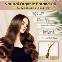 Huile de Batana pure à 100 % en gros, huile de Batana naturelle biologique pour la repousse des cheveux et la santé du cuir chevelu, hydratant pour cheveux en vrac