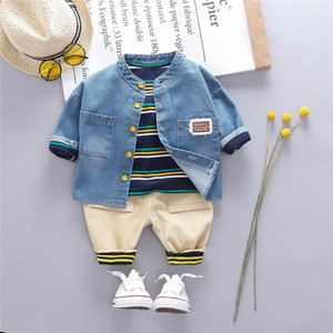 Conjuntos de Ropa para Niños al por Mayor, Chaqueta de Mezclilla para Bebés, Abrigo para Niños con Pantalones, Hechos en China - Product Image 5