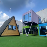 Conteneur d'expédition à deux étages connectés Maisons à vendre Maison en conteneur pliable d'occasion Bureau modulaire Boutique Hôtel