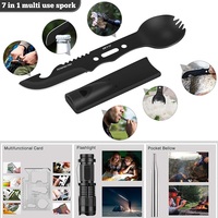 Kit de survie 12 en 1 outils de survie d'urgence en plein air pour Camping pêche chasse randonnée Kit de survie