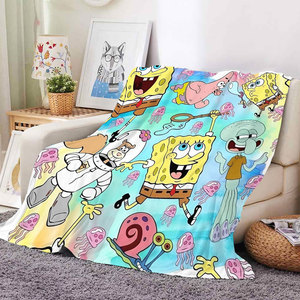 Nueva <span class=keywords><strong>Manta</strong></span> de Personajes de Dibujos Animados Amarilla, Mantas de Felpa Personalizadas <span class=keywords><strong>para</strong></span> Sofá, Regalos <span class=keywords><strong>para</strong></span> Niños - Product Image 1