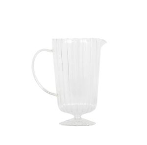 <span class=keywords><strong>Carafe</strong></span> en verre transparent nervuré personnalisée en gros pichet de <span class=keywords><strong>filtre</strong></span> à <span class=keywords><strong>eau</strong></span> <span class=keywords><strong>potable</strong></span> - Product Image 1