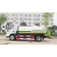 Camion-citerne à eau neuf 2024 pour le nettoyage des routes et la lutte contre la poussière, petit camion-citerne d'occasion pour l'irrigation des jardins