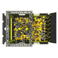 Parcours d'obstacles professionnel Pokiddo Ninja Warrior - Mur d'escalade en alliage d'aluminium et acier inoxydable, taille/couleur personnalisable