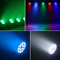 Éclairage de scène LED PAR RGBW pour événements Ambilight OneTouch Dimmer Étanche Étanche IP33 Blanc chaud doux