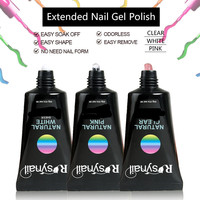 Gel de construction UV LED professionnel pour extension d'ongles, certifié MSDS, en tube, pour la sculpture et l'extension des ongles, destiné aux salons de manucure.
