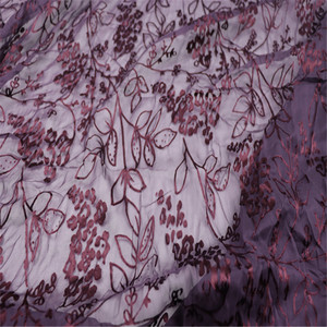 Mysterious Purple Western Country New Arrival Safe Silk Burn Out Fabric <span class=keywords><strong>2024</strong></span> Opal Sext Transparent for Men Women Shirt Dress - Product Image 3