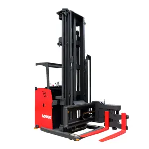 מאוד צר מעבר חשמלי להגיע משאית מערם משטח Stacker 1ton 1.5ton 3 דרך AC מנוע 48v/400ah AC 5.5kw AC 8.6kw מנוע