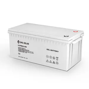 Batterie solaire gel à cycle profond 12v 200ah pour système solaire de stockage de 10kw