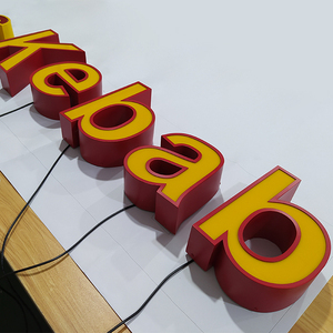 Custom Waterproof Led Giant Vintage Sign 3D Big Colorful <strong>Plastic</strong> <strong>Letter</strong> with Light for Sign - Product Image 6