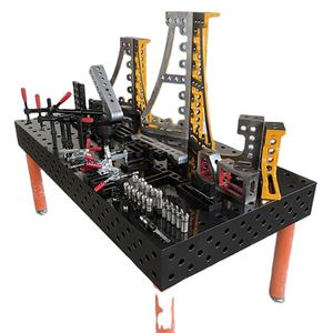 Plateforme <span class=keywords><strong>de</strong></span> soudage 3D <span class=keywords><strong>de</strong></span> haute précision, <span class=keywords><strong>table</strong></span> <span class=keywords><strong>de</strong></span> soudage 3D en acier robuste avec un ensemble complet <span class=keywords><strong>de</strong></span> gabarits - Product Image 1