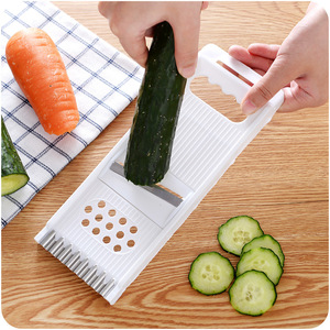 Wholesale multi-functional <b>vegetable</b> slicer 4-piece set, household kitchen shredder, manual slicer/grater. - Product Image 1