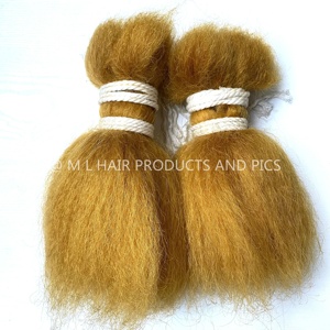 2025 yak tóc mở rộng OX tóc nhuộm màu vàng thẳng loại 10'' - Product Image 2