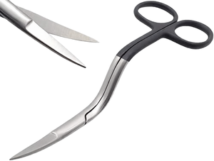Hot Selling Premium All Black 10 Inch Stainless Steel Embroidery Tailor <b>Scissors</b> Zinc Alloy Handles Fabric Leather Custom - Product Image 1