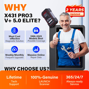 Ra mắt x431 Pro3 V + 5.0 Máy quét hai chiều tiên tiến chẩn đoán toàn hệ thống 55 + Dịch vụ ECU mã hóa cấu trúc liên kết cấp OEM - Product Image 2