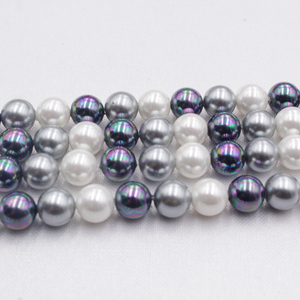 Collier en <span class=keywords><strong>perles</strong></span> de coquillage multicolores de 8 mm, collier en <span class=keywords><strong>perles</strong></span> de style chinois, vente en gros de <span class=keywords><strong>perles</strong></span> - Product Image 6