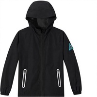 Veste de pluie imprimée pour enfants avec aérations et doublure en maille, capuche à visière allongée - 100% polyester, lavable en machine pour garçons et filles
