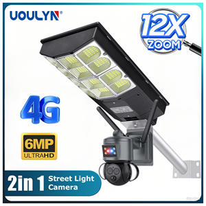 Uoulyn Ubox Outdoor Waterproof 15W Solar Street Light 12x Zoom 4G Sim Card Night Vision Solar <strong>Security</strong> Ptz CCTV Camera <strong>System</strong> - Product Image 2