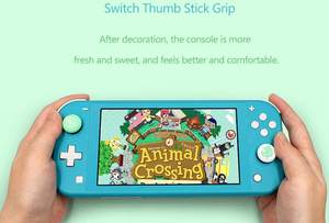 (4 Stuks) Blad <span class=keywords><strong>Joystick</strong></span> Voor Nintendo <span class=keywords><strong>Switch</strong></span>/Schakelaar Lite,Thumb Stick Grips Analoge Stick Cover, zachte Siliconen Voor Vreugde-Con - Product Image 3