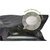 Vente en gros de paquets en papier kraft de 250g 500g 1kg pour sac de café avec sacs d'emballage en grains de café Valve
