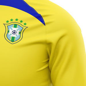 Léger demi-fermeture éclair avant Fitness Sports Warm-Up Soccer Slim Fit Shorts pour hommes Survêtement Sportswear - Product Image 5