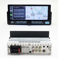 Écran Carplay sans fil pour lecteur MP5 de voiture universel 6.86 pouces 1DIN pour aide à l'inversion automatique Android