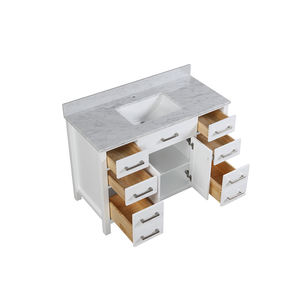 Mueble de Baño Moderno de Alta Gama de 48 Pulgadas con Lavabo de Cerámica y Características Resistentes al Agua - Product Image 5