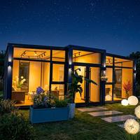 Casa Contenedor Expandible de 20 pies con Doble Ala, Estructura de Acero, Aislada, Prefabricada, Móvil, de Rápida Instalación