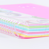 Nouvelle Recommandation de Produit : Cahier Professionnel à Spirale Format A4, Pages Intérieures Multicolores Assorties pour Dessin et Conception