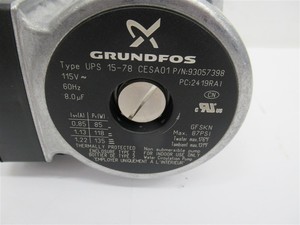 Tête de pompe de circulation UPS1578 pour systèmes PLC avec automatisation industrielle et communication RS485/Modbus - Product Image 2