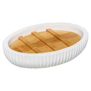 MODERN LINE - Jabonera Blanca y Natural - Product Image 1