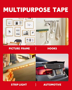 Double-Sided Tape Heavy Duty 3M VHB Installation Tape <b>Pad</b> Sticker Strong Waterproof Foam Tape for Indoor and Outdoor Use - Product Image 5