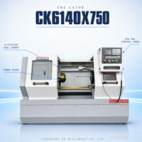 Mesin Bubut Otomatis Harga Terbaik Ck6140-750mm/1000mm Mesin Bubut Cnc Otomatis